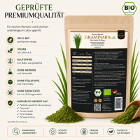 GRAMINARA Grassaftpulver aus 5 Gräsern - 450g Nachfüllbeutel