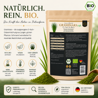 GRAMINARA Grassaftpulver aus 5 Gräsern - 450g Nachfüllbeutel
